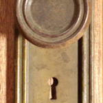 Example of Mission-style knob and plate set 201-091507-1